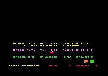 Pac-Man (F) (1985) (PD) [J Martin]-Amstrad CPC